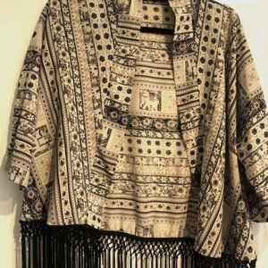 Joyce Fringed Kimono